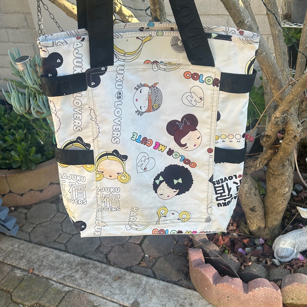 Used Colorful Graphic Tote Bag - Picture 4 of 10